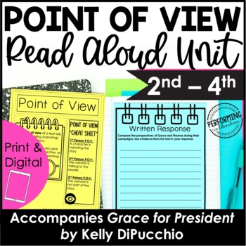 Preview of Point of View Read Aloud Unit | Use With Book Grace for President | 2nd-4th