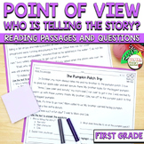 Point of View Reading Passages and Questions RL.1.6