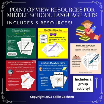 Preview of Point of View Resources for Middle School Language Arts