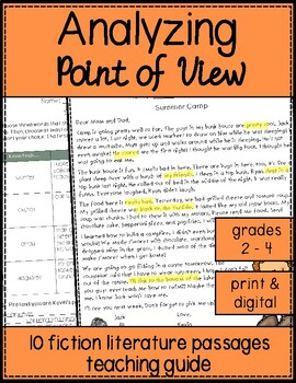 Preview of Reading Comprehension Passage and Questions: Point of View