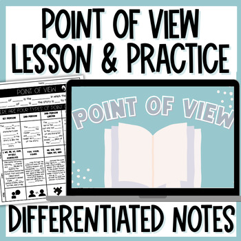 Preview of Point of View Slides, Reading Passages, Graphic Organizers, & Quiz - Grades 5-7
