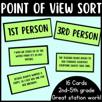 Preview of Point of View Sort