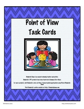 Preview of Point of View Task Cards