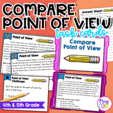 Point of View Task Cards 4th 5th Grade First and Third Per