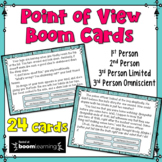 Point of View Task Cards: BOOM Cards