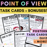 Point of View Task Cards & Posters! First & Third Person (
