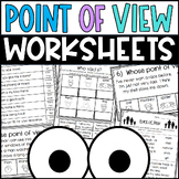 Point of View Worksheets and Writing Pages