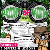 Point of View Activities Worksheets Task Cards Anchor Chart | Print and Digital