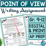 Point of View Writing Assignment and Rubric AP Literature 
