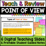 Point of View and Perspective Teaching Slides and Printabl