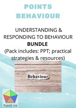 Preview of Point5 Behaviour: BUNDLE Responding to Behaviour PPT, plus pack of resources