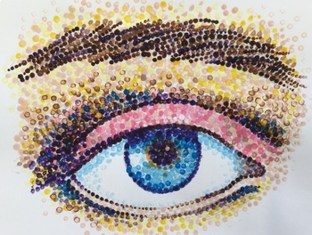 Preview of Pointillism Eye Project