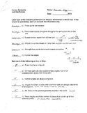 Points, Lines, & Planes Review Answer Key