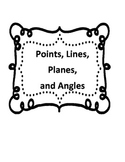 Points, Lines, Planes, and Angles Vocabulary