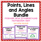 Points Lines and Angles Bundle Posters and Interactive Not