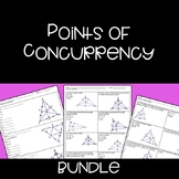 Points of Concurrency (Triangle Centers) Bundle