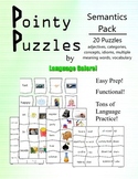 Pointy Puzzles for Language - Semantics Pack