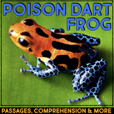 Poison Dart Frog Animal Nonfiction Reading Passage Compreh