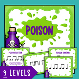 Poison Rhythm Games 9 level BUNDLE of Music Lesson Activit
