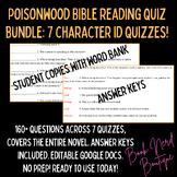 Poisonwood Bible Character Identification Quizzes for Enti