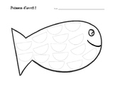 Poisson d'avril matching activity for any unit or theme!