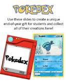Pokédex for collecting student-made Pokémon Cards