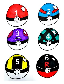 Preview of Pokeball seat numbers