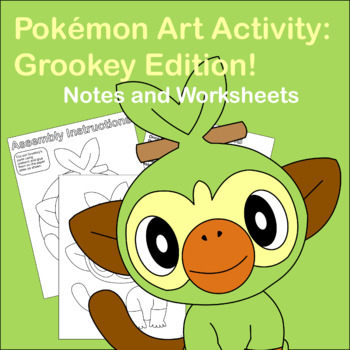 How to Draw Pokemon GROOKEY  Easy Step by step 