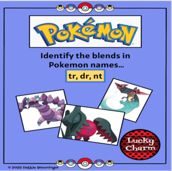 Preview of Pokemon Blends Sort - tr, dr, nt