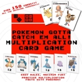 Pokemon Cards - Gotta Catch Em All - Multiplication Game