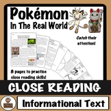 Pokémon Close Read and Worksheets/Activities: Maneki Neko 