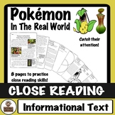 Pokémon Close Read and Worksheets/Activities: Pitcher Plan