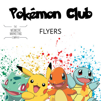 Pokémon Club Flyers and Materials-1