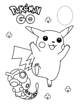 Pokémon coloring book pages for kids speed coloring Pikachu and