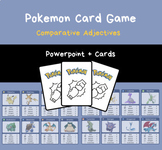 Pokemon Card Game | Comparative Adjectives Card Game (Powe
