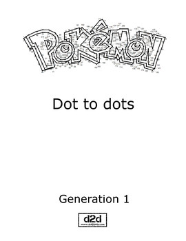 Preview of Pokemon Dot to dots - Complete Generation 1 (151 Pokemon)