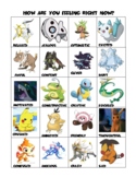 Pokemon Feelings Chart