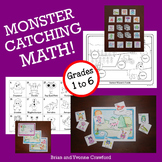 Pokemon GO Inspired Monster Catching Math Bundle 1st grade