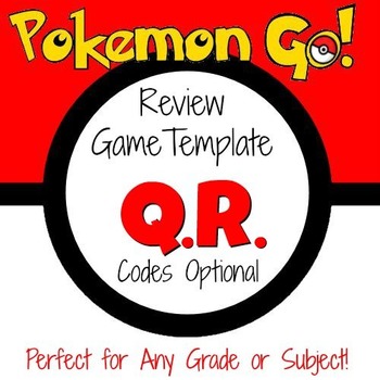 Preview of Pokemon Go - Game Template with optional QR Codes