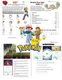 Pokemon Math- Back to School Task Cards- Addition, Subtrac