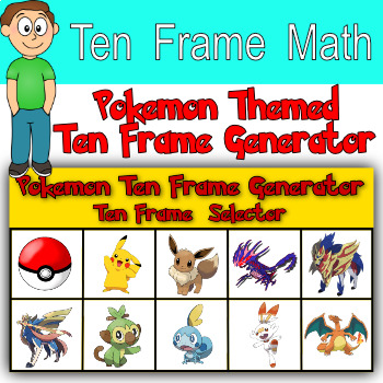 Pokemon Ten Frame Generators - Interactive Smart Board