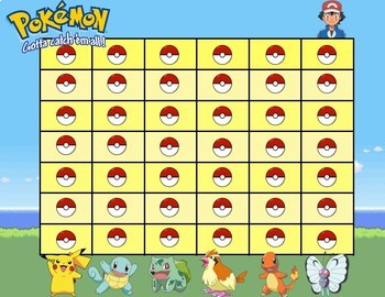 Pokemon Behavior Chart