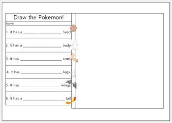 Preview of Pokemon Shapes Lesson Worksheets