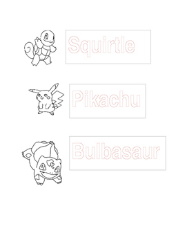 Preview of Pokemon Trace and Color