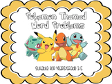 Pokemon Word Problems Year/Grade 3-5