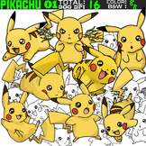 Pokemon clipart - Pikachu 01