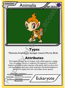 Preview of Pokémon inspired Animalia Kingdom Poster *digital download*