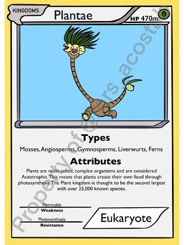 Preview of Pokémon inspired Plantae Kingdom Poster *digital download*