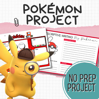 Preview of Pokémon project (no prep) | ESL students