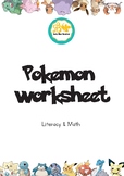 Pokemon worksheets - Literacy & Math Pre-k